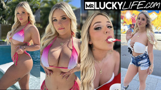 Keeping Our Date Cool With Sexy Blondie Kali Roses